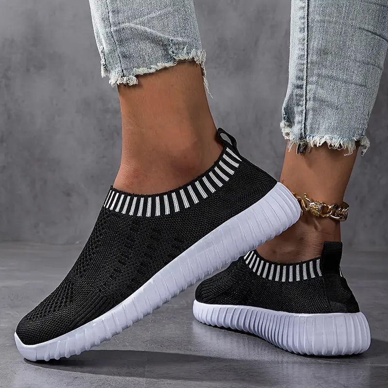 Chaussures à Enfiler Confortables et Respirantes-Belle Rose Fashion-Noir-36-Bellerose Fashion