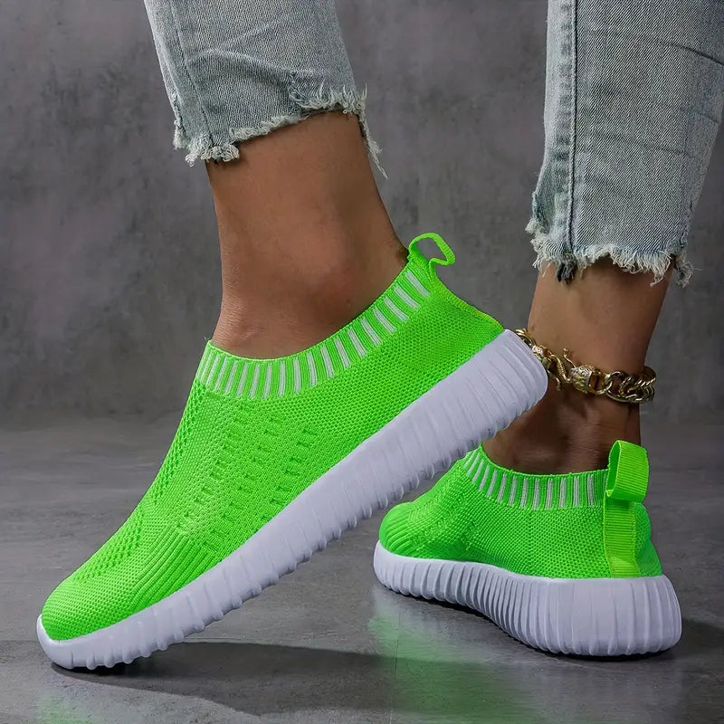 Chaussures à Enfiler Confortables et Respirantes-Belle Rose Fashion-Vert Clair-36-Bellerose Fashion