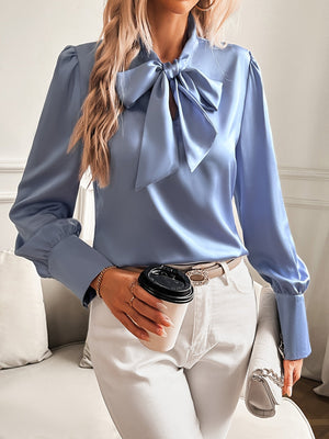 Blouse Nœud Élégante