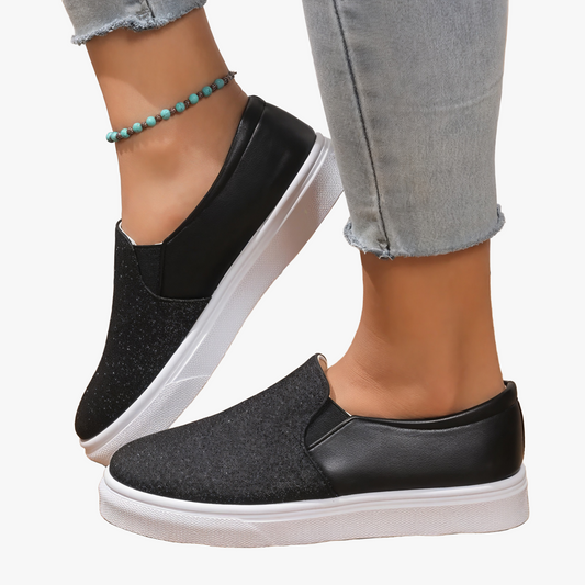 Chaussures Élégantes et Confortables pour Femmes-Sneakers-Belle Rose Fashion-Noir-36-Bellerose Fashion