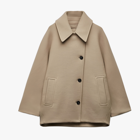 Manteau Élégant et Minimaliste pour Femmes - Style Sophistiqué-Jackets-Belle Rose Fashion-Marron-S-Bellerose Fashion