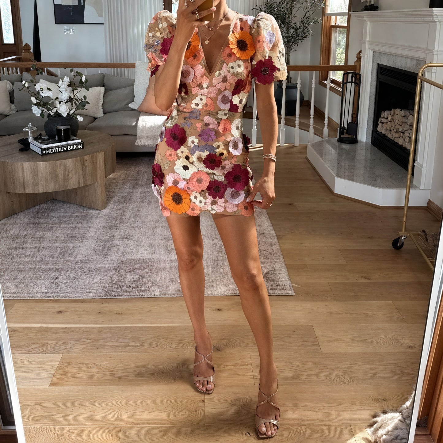 Robe Florale Diaphane - Féminité aérienne