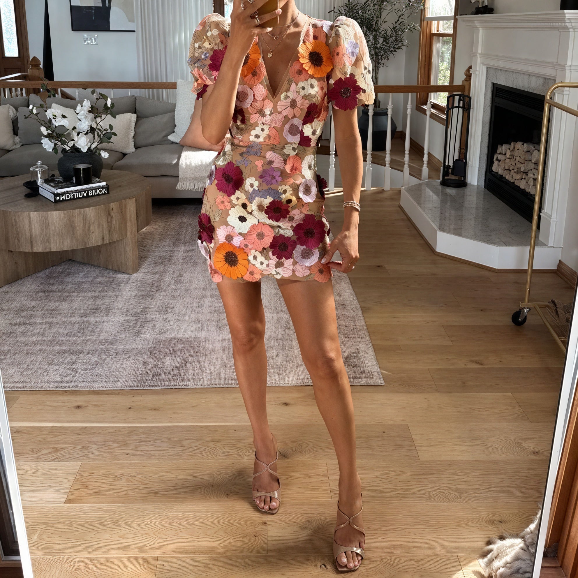 Robe Florale Diaphane - Féminité aérienne