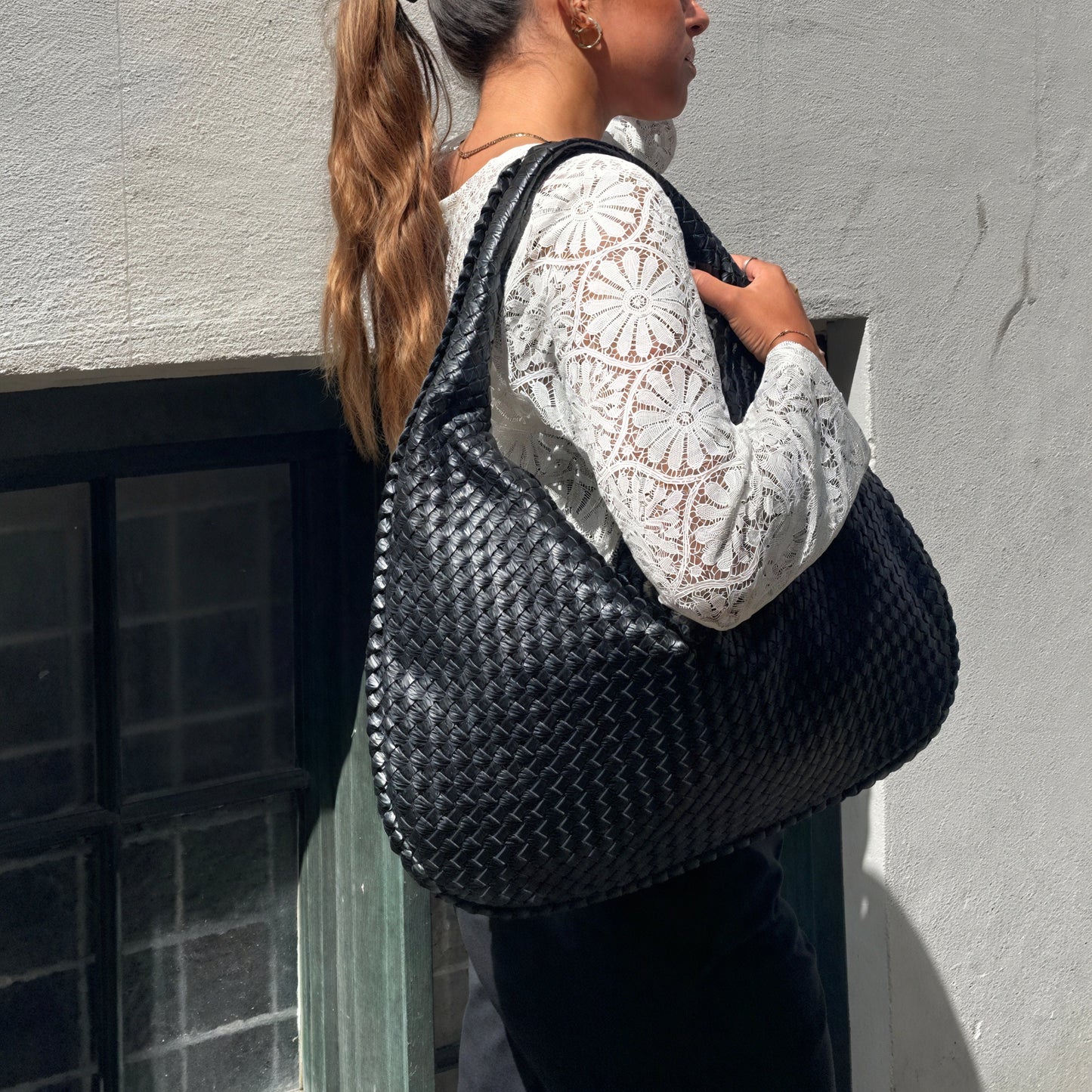 Sac Hobo Tissé : Allure Bohème Chic