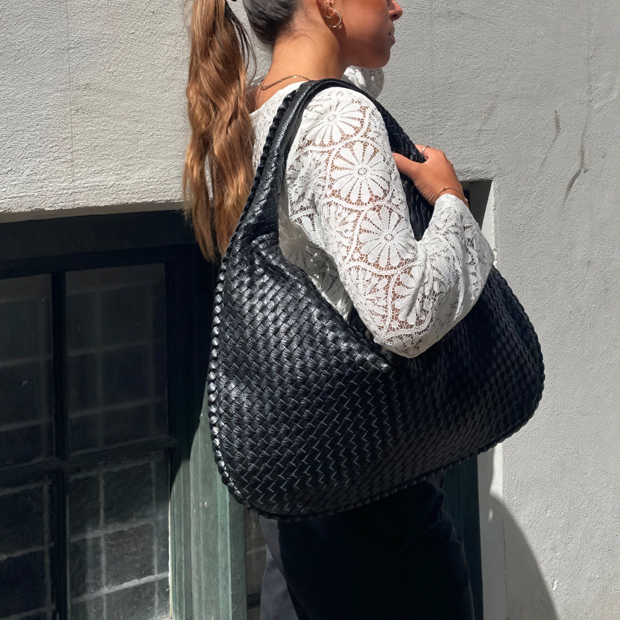 Sac Hobo Tissé : Allure Bohème Chic