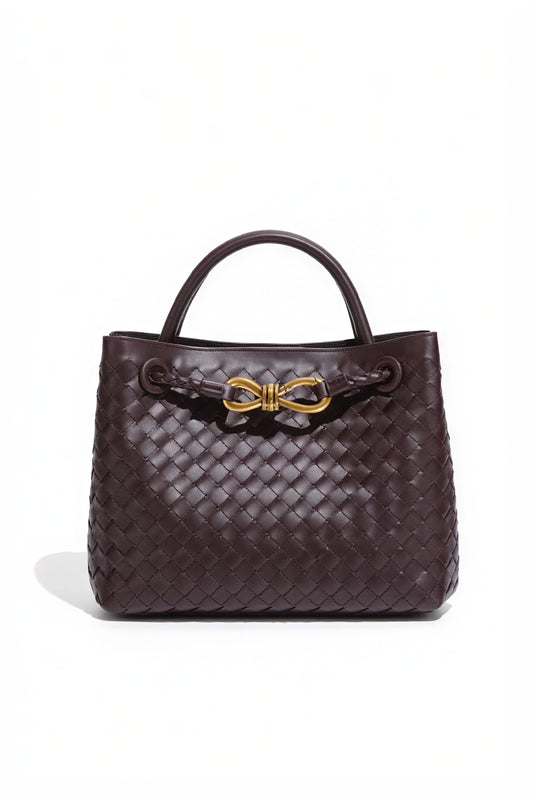 Sac à Main Tissé Femme - Élégant, Structuré, Belle Rose Fashion-Bags-Belle Rose Fashion-Violet-Bellerose Fashion