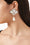 Boucles d'oreilles pendantes éclat cristal et perle