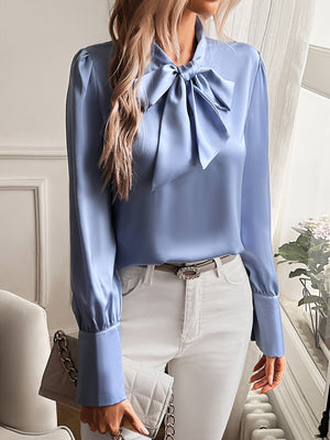 Blouse Nœud Élégante