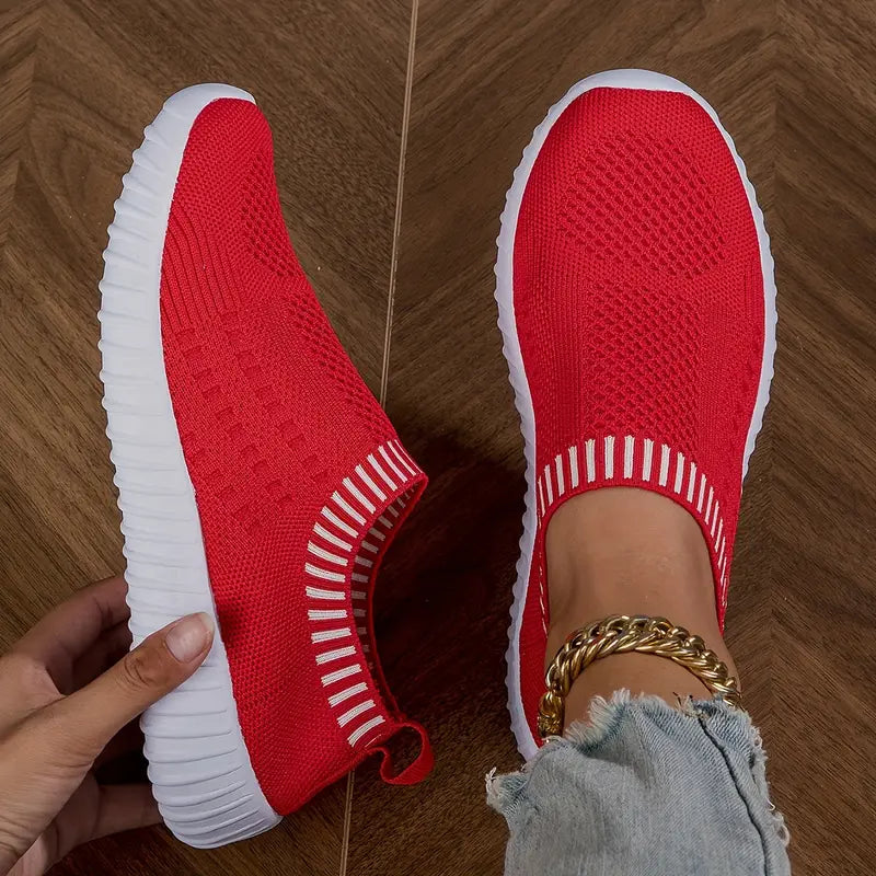 Chaussures à Enfiler Confortables et Respirantes-Belle Rose Fashion-Rouge Foncé-36-Bellerose Fashion