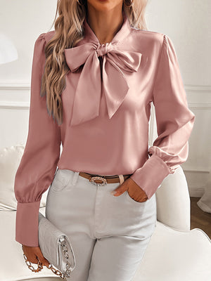 Blouse Nœud Élégante