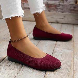 Ballerines Femme Tricotées - Confort & Élégance - Chaussures Plates-Shoes-Belle Rose Fashion-Bellerose Fashion