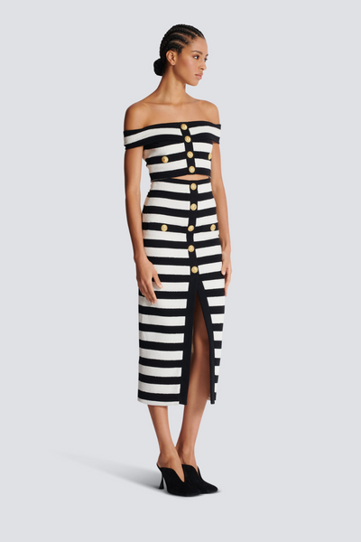 Robe Deux-Pièces Rayée